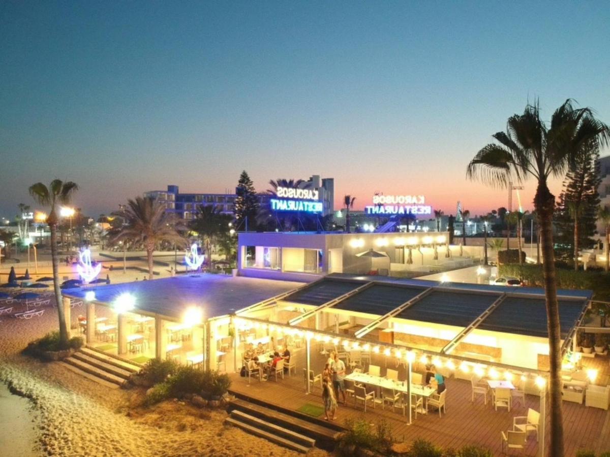 Karousos Beach Rooms ไอยานาปา ภายนอก รูปภาพ